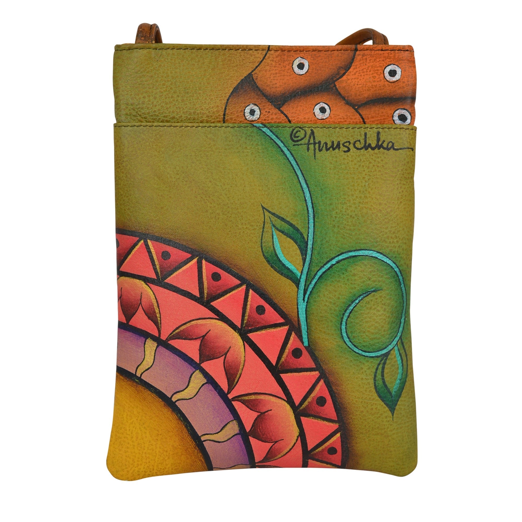 Mini Double Zip Travel Crossbody - 448| Anuschka Leather India