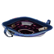 Slim Crossbody With Front Zip - 452| Anuschka Leather India
