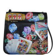High Roller Slim Crossbody With Front Zip - 452