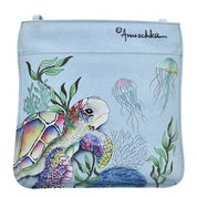 Underwater Beauty - Slim Crossbody With Front Zip - 452