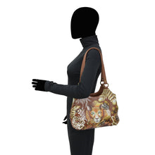 Load image into Gallery viewer, Triple Compartment Satchel - 469| Anuschka Leather India
