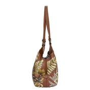 Triple Compartment Satchel - 469| Anuschka Leather India