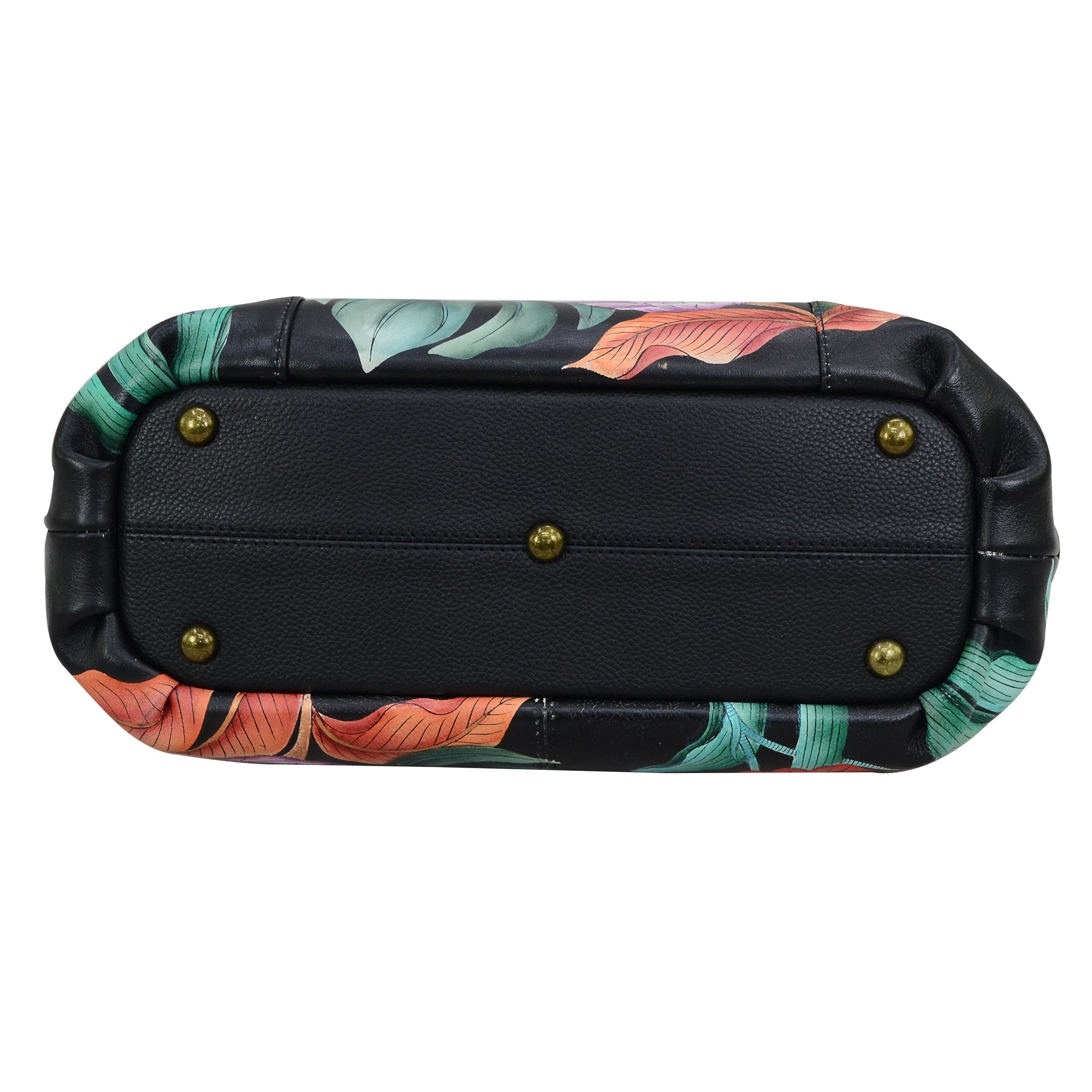 Triple Compartment Satchel - 469| Anuschka Leather India