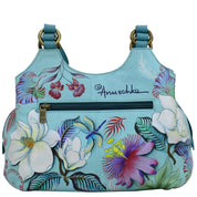 Triple Compartment Satchel - 469| Anuschka Leather India