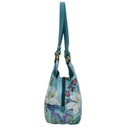 Triple Compartment Satchel - 469| Anuschka Leather India