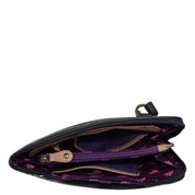 Organizer Crossbody With Extended Side Zipper - 493| Anuschka Leather India