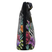 Organizer Crossbody With Extended Side Zipper - 493| Anuschka Leather India