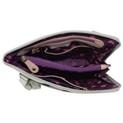 Organizer Crossbody With Extended Side Zipper - 493| Anuschka Leather India
