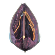 Organizer Crossbody With Extended Side Zipper - 493| Anuschka Leather India
