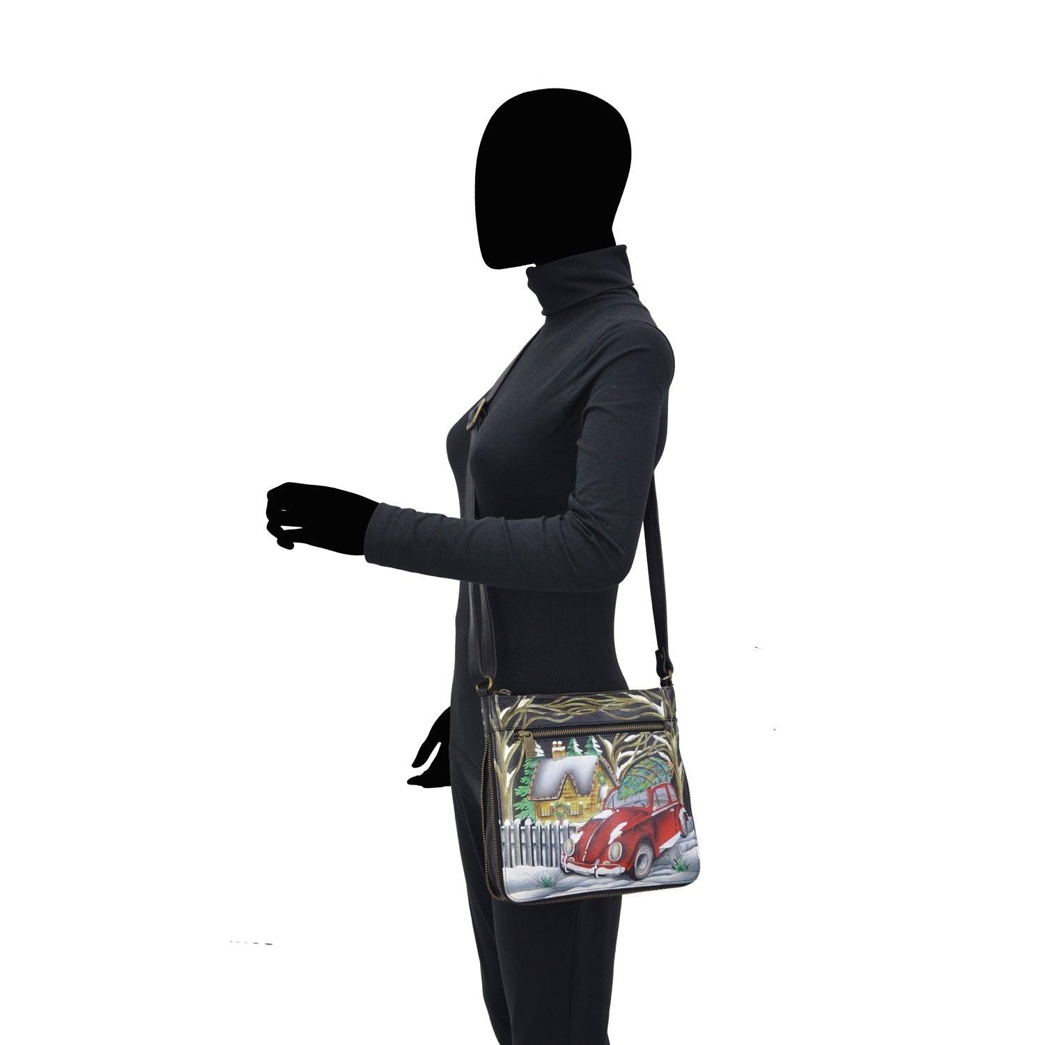 Expandable Travel Crossbody - 550| Anuschka Leather India