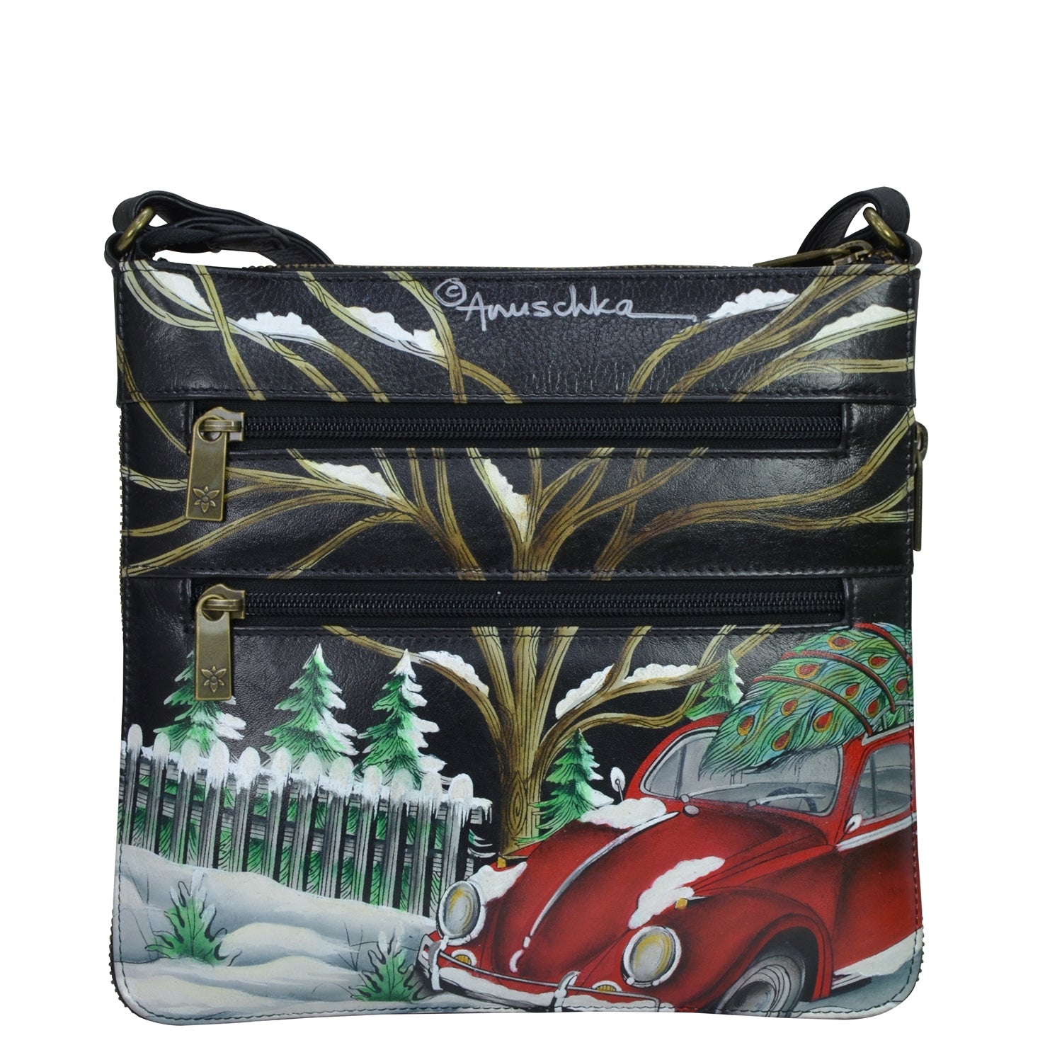 Expandable Travel Crossbody - 550| Anuschka Leather India