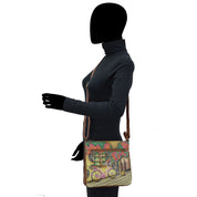 Expandable Travel Crossbody - 550| Anuschka Leather India
