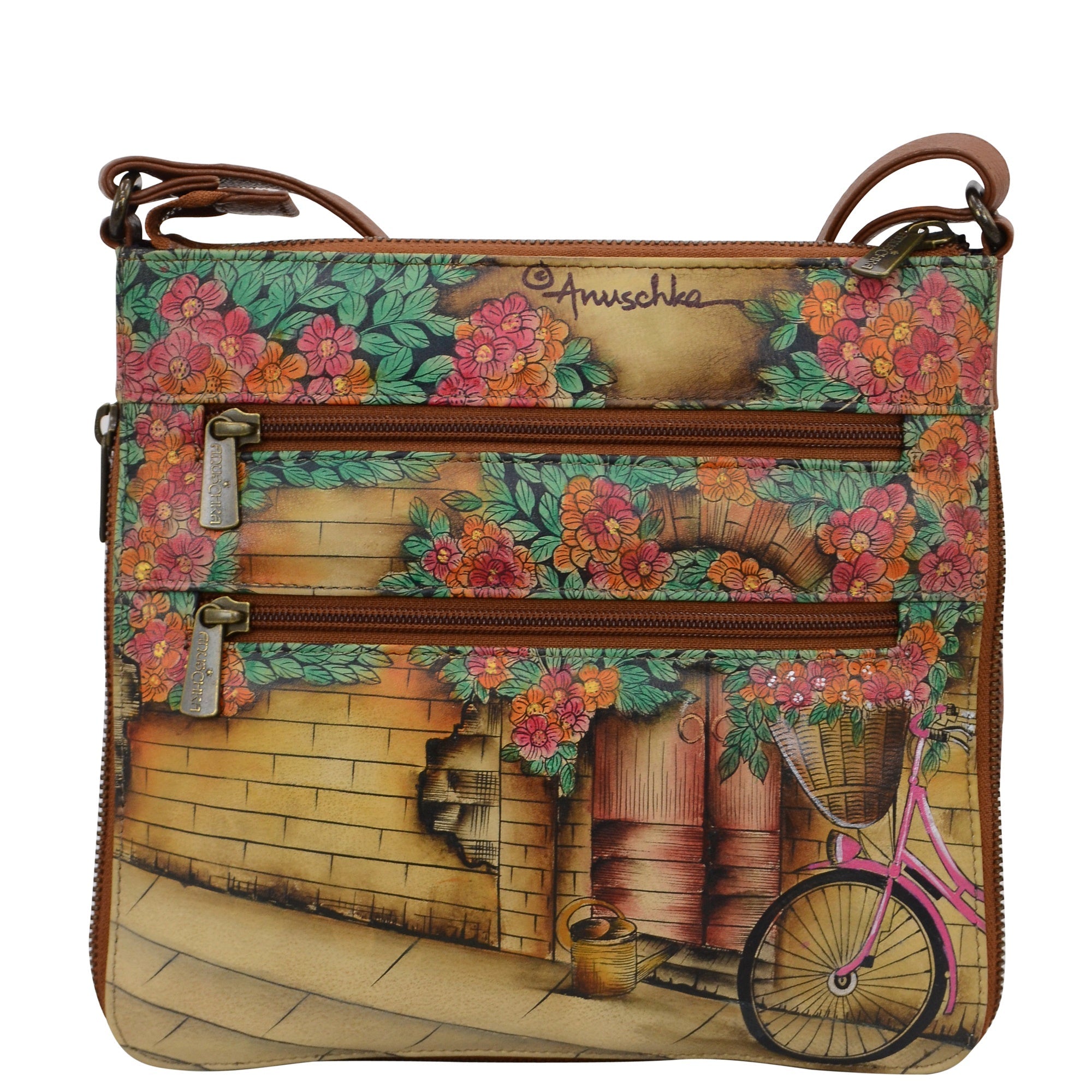Expandable Travel Crossbody - 550| Anuschka Leather India