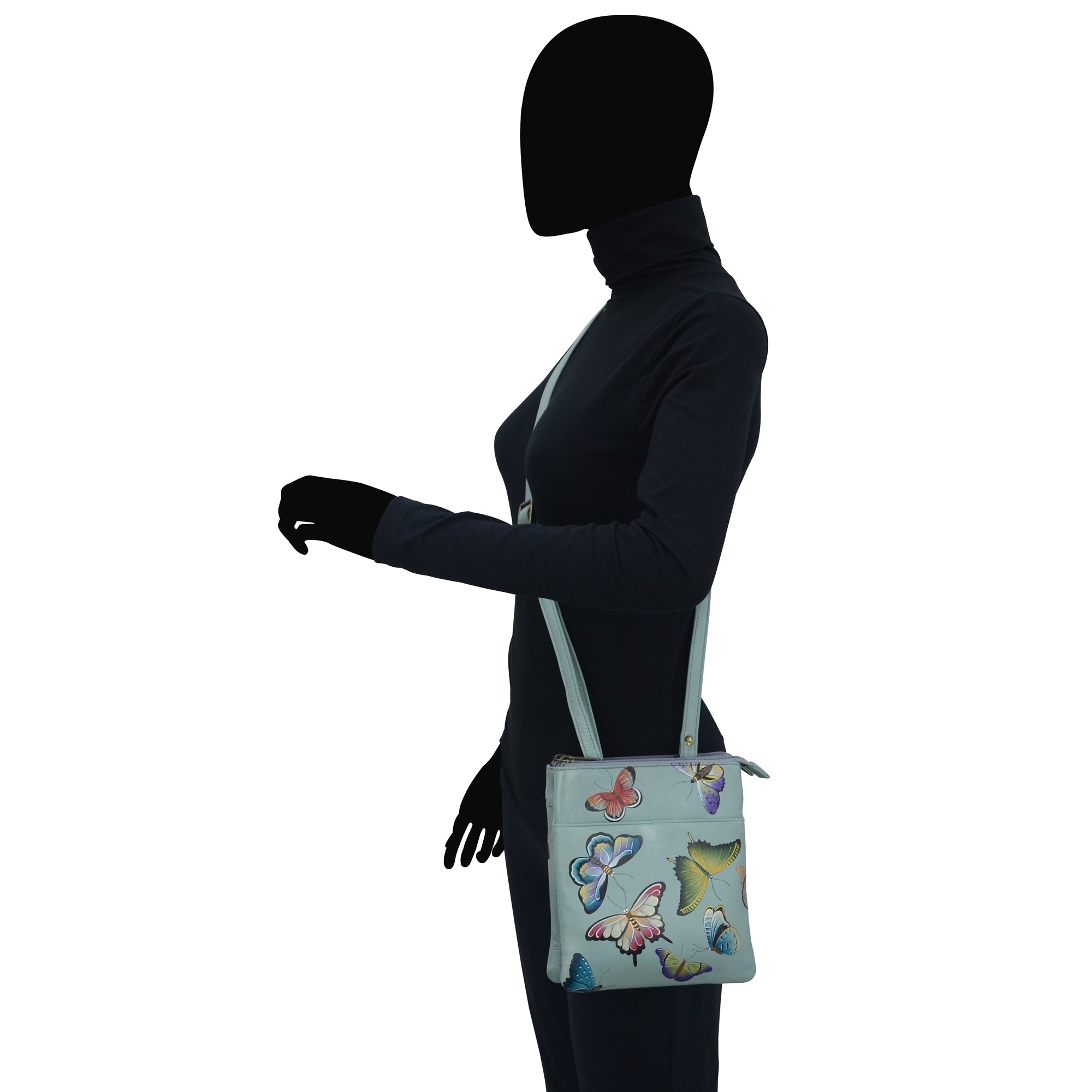 RFID Blocking Triple Compartment Travel Organizer - 596| Anuschka Leather India
