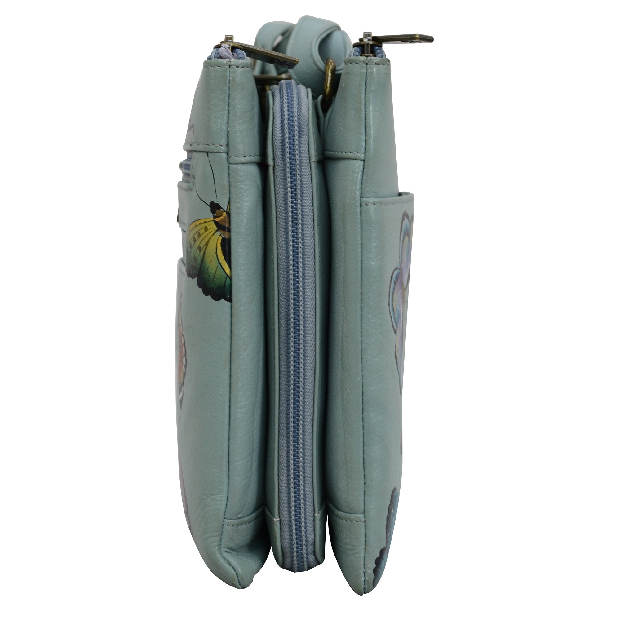 RFID Blocking Triple Compartment Travel Organizer - 596| Anuschka Leather India