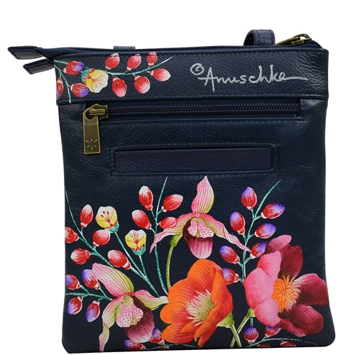 RFID Blocking Triple Compartment Travel Organizer - 596| Anuschka Leather India