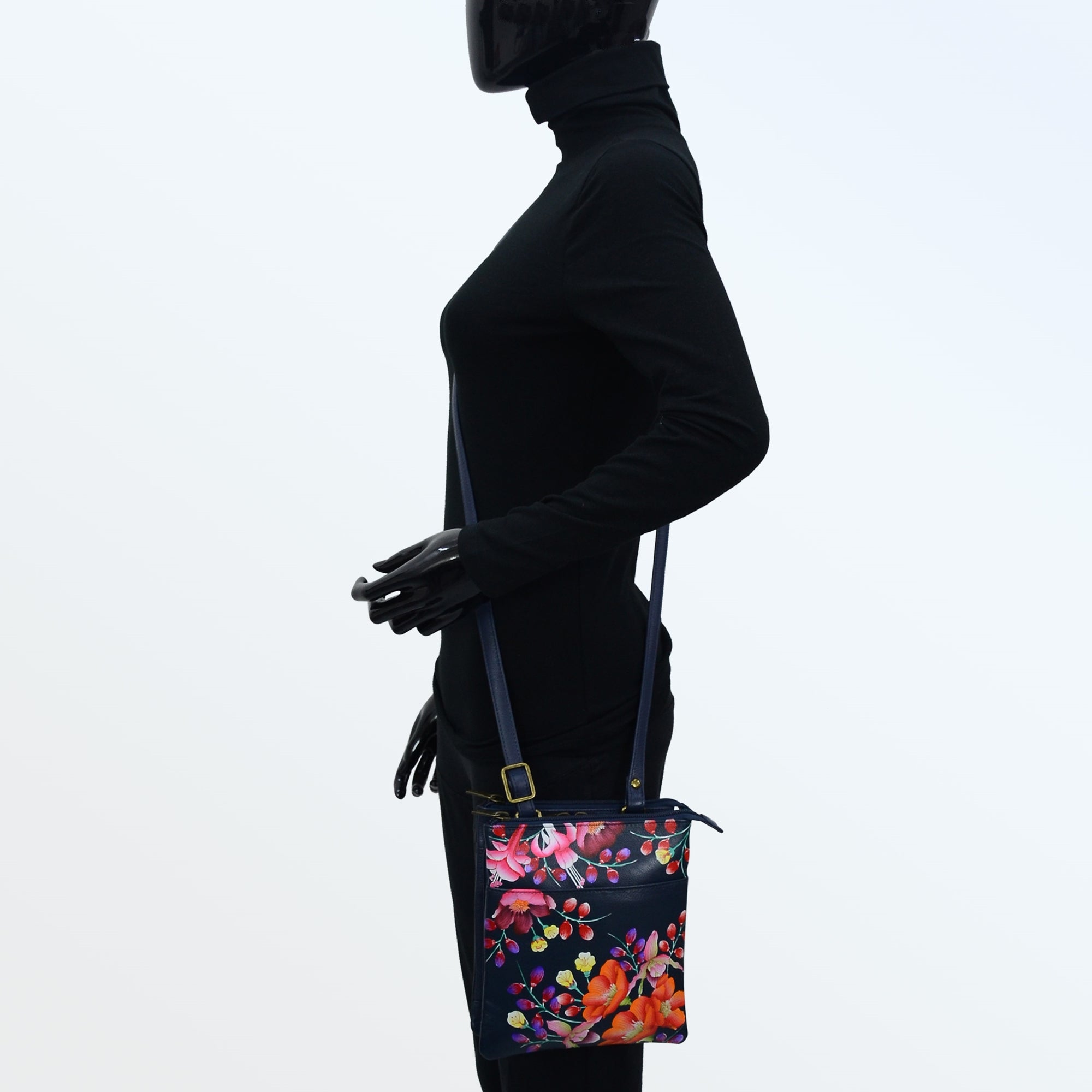 RFID Blocking Triple Compartment Travel Organizer - 596| Anuschka Leather India