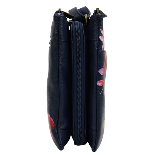 RFID Blocking Triple Compartment Travel Organizer - 596| Anuschka Leather India