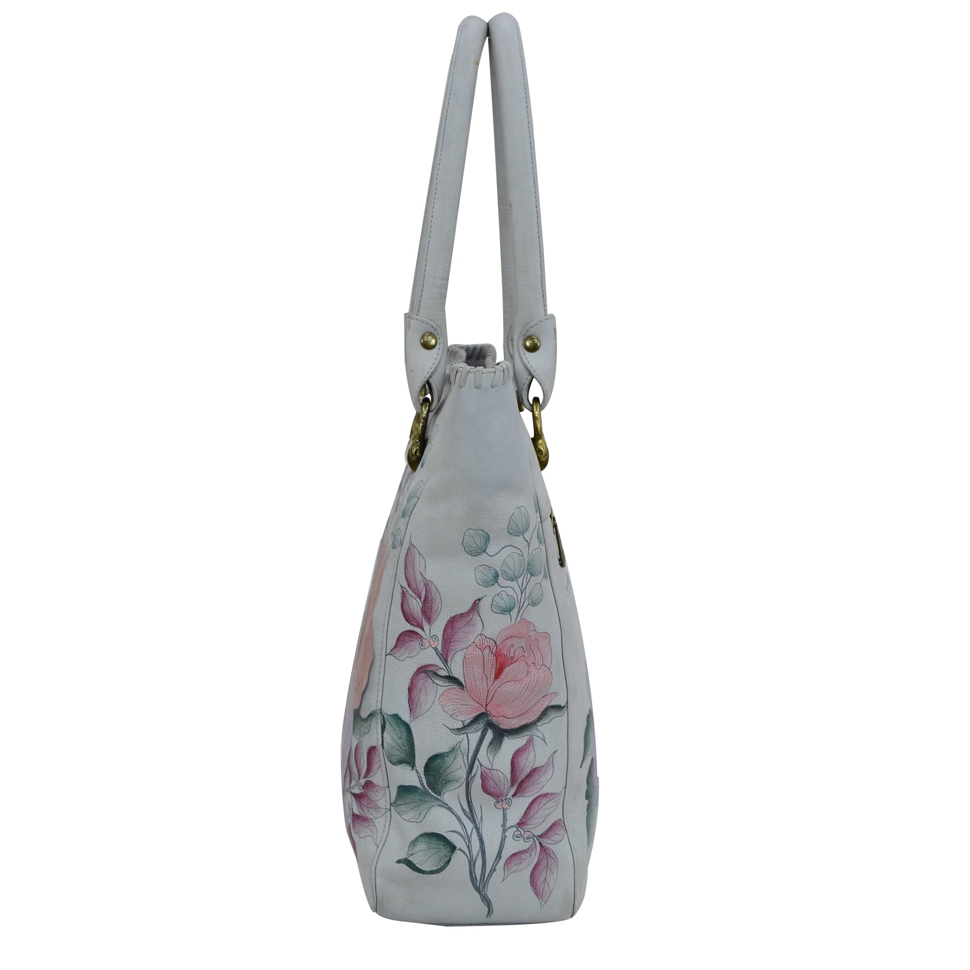Tall Tote With Double Handle - 609| Anuschka Leather India
