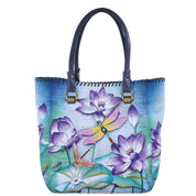 Tall Tote With Double Handle - 609| Anuschka Leather India