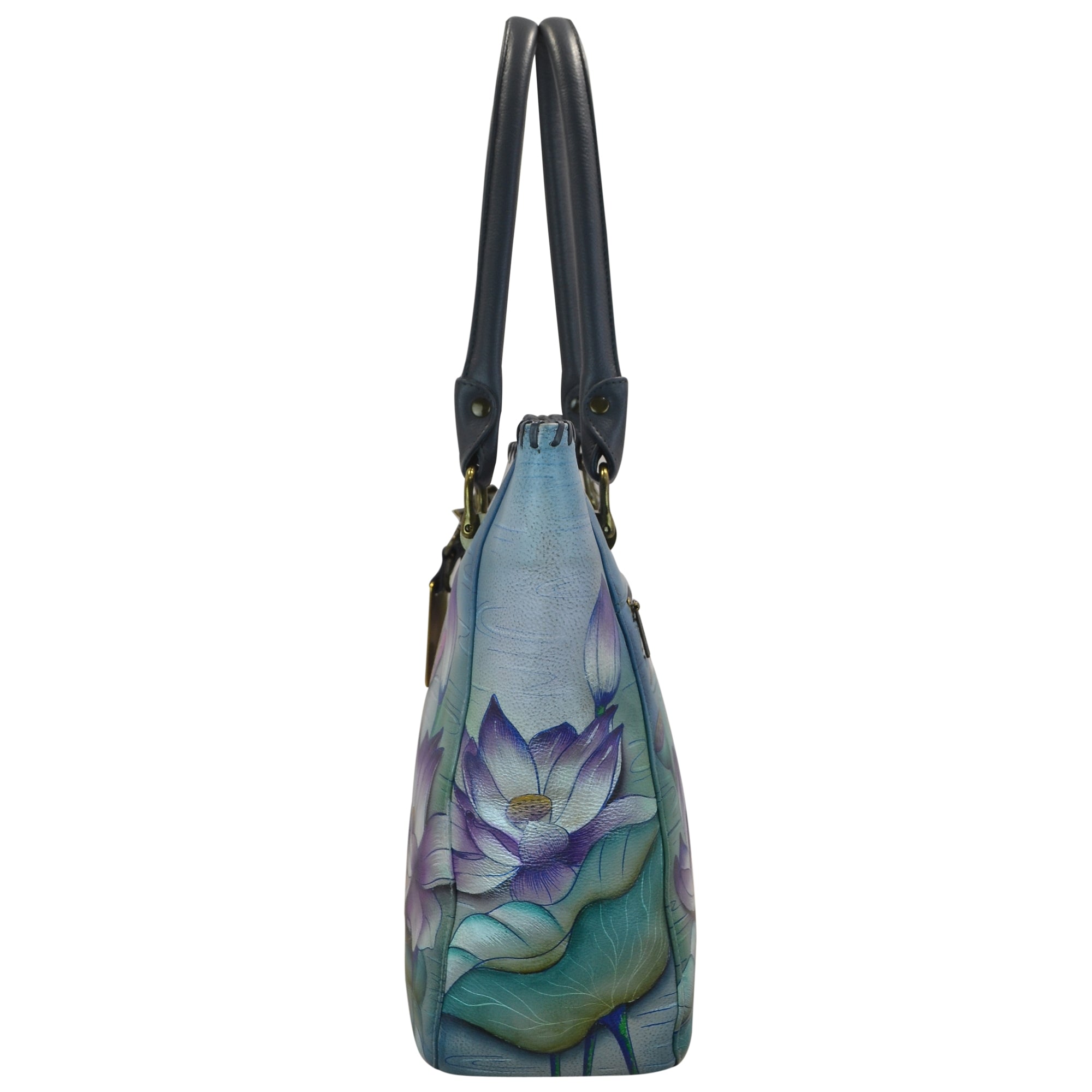 Tall Tote With Double Handle - 609| Anuschka Leather India