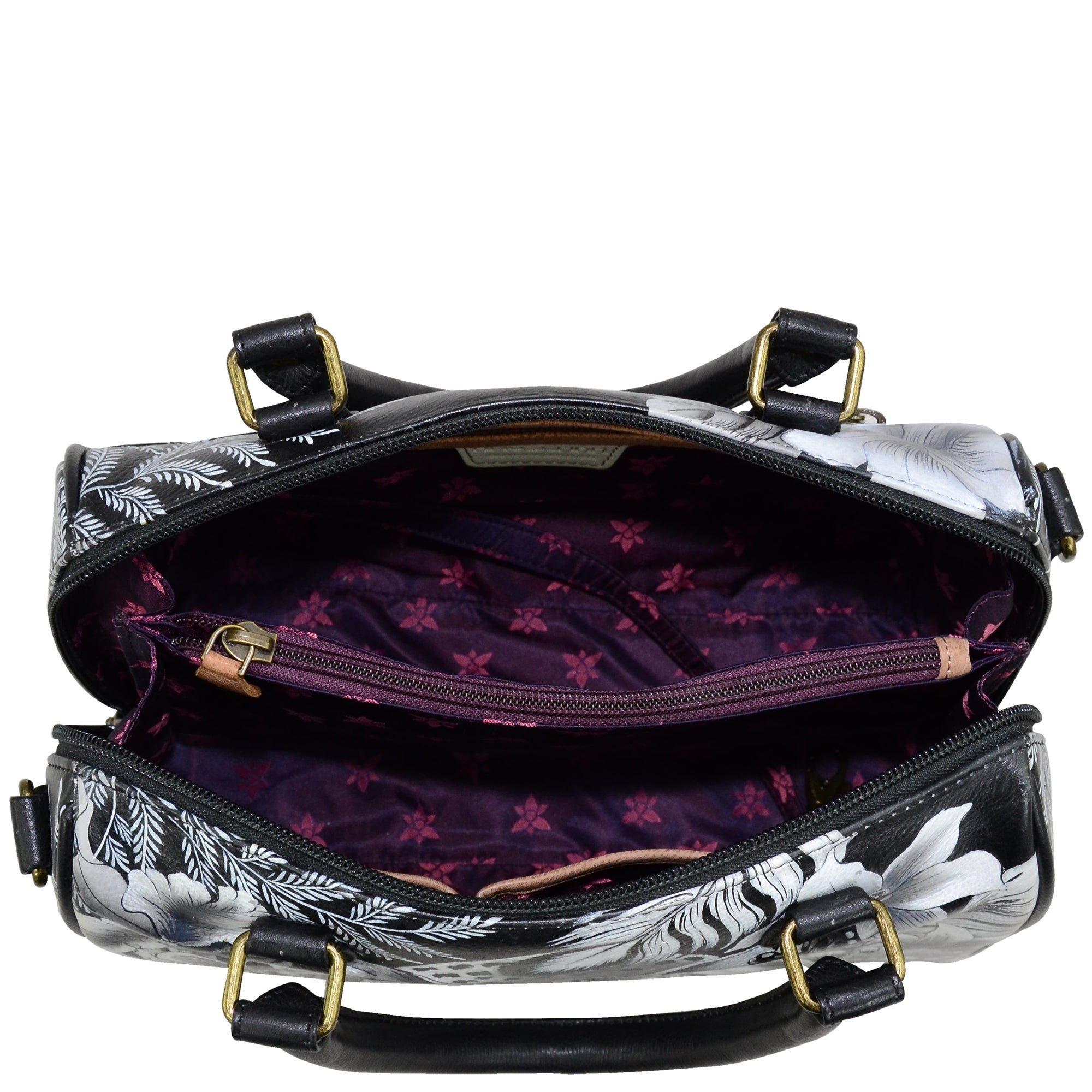 Zip Around Classic Satchel - 625| Anuschka Leather India
