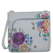 Load image into Gallery viewer, Crossbody With Front Zip Organizer - 651| Anuschka Leather India
