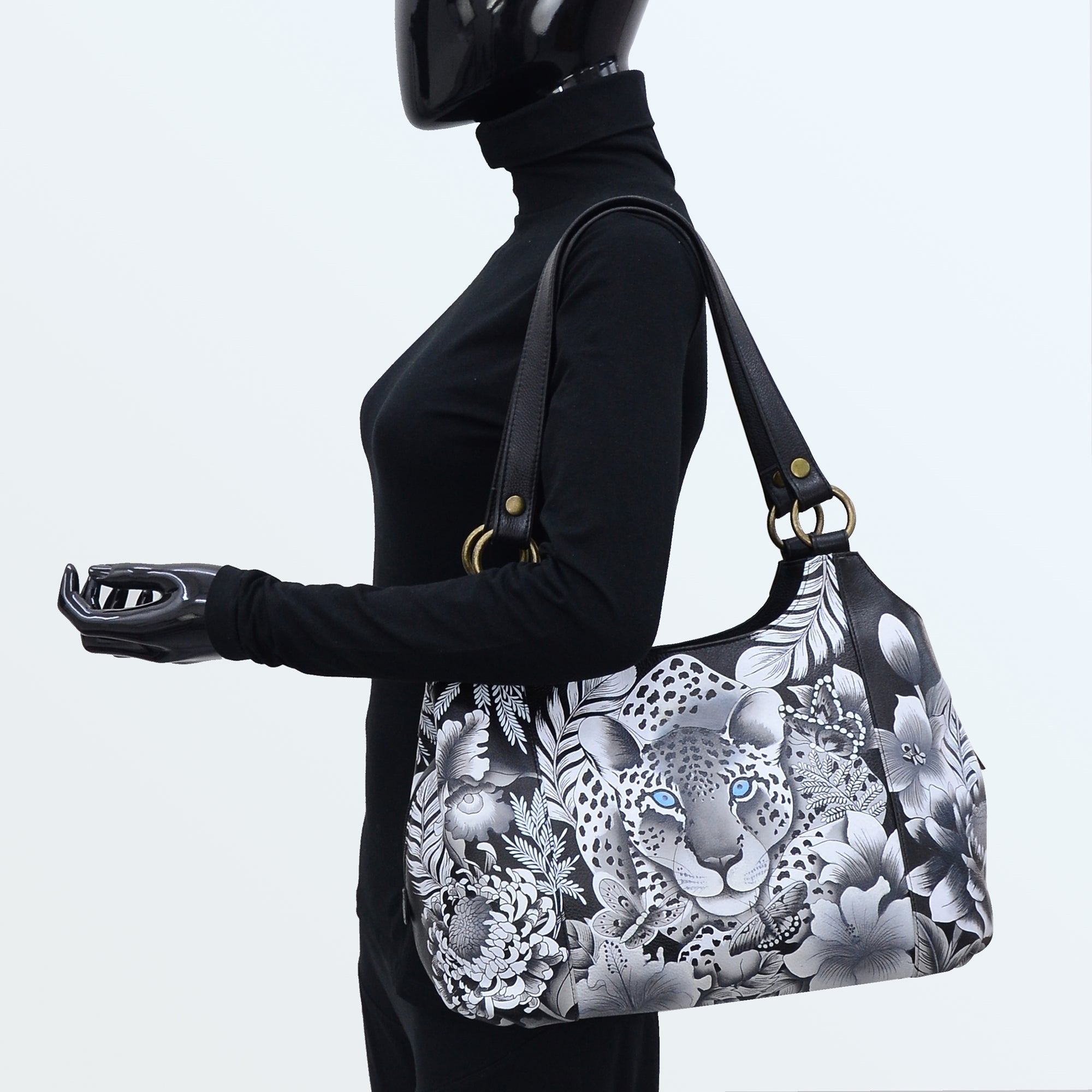 Triple Compartment Large Satchel - 652| Anuschka Leather India