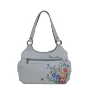 Triple Compartment Large Satchel - 652| Anuschka Leather India