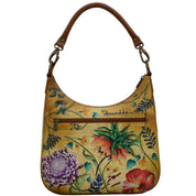 Convertible Slim Hobo With Crossbody Strap - 662| Anuschka Leather India