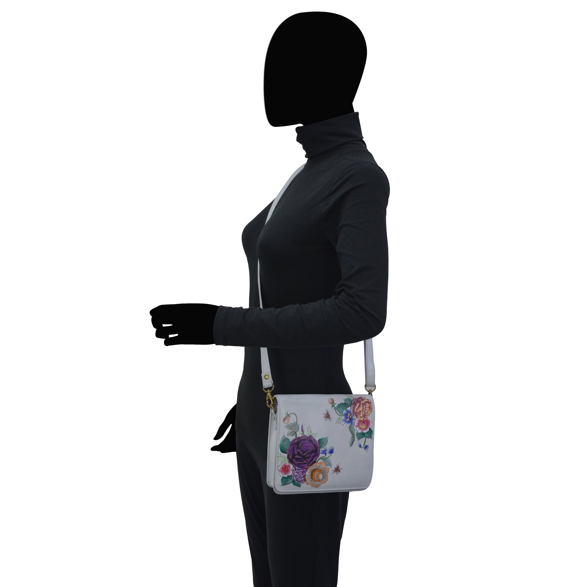 Floral Charm Small Messenger - 669