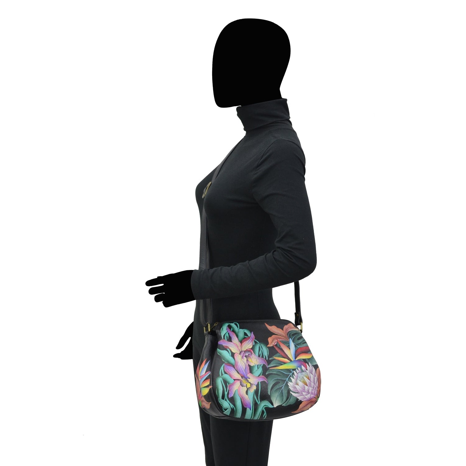 Multi Compartment Medium Bag - 691| Anuschka Leather India