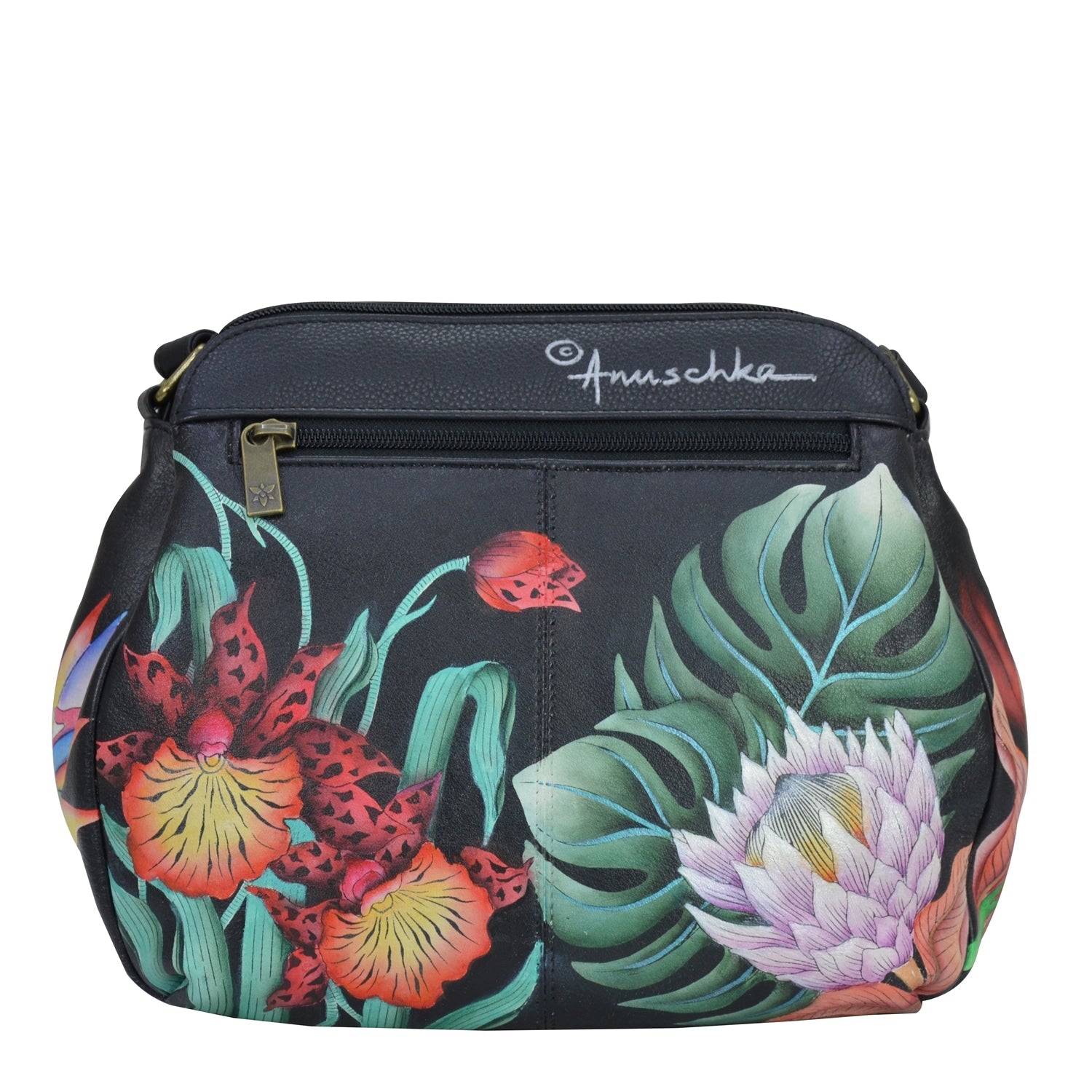 Multi Compartment Medium Bag - 691| Anuschka Leather India