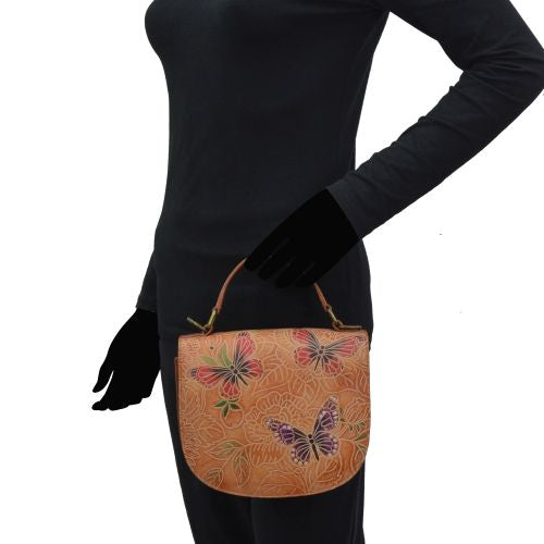 Flap Crossbody - 694| Anuschka Leather India