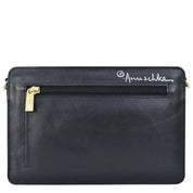 Anuschka Triple Compartment Crossbody with Enigmatic Leopard painting