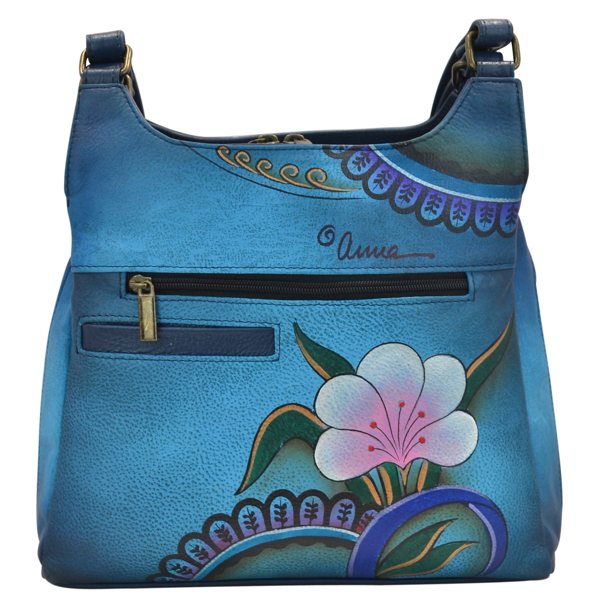 Triple Compartment Satchel - 7001| Anuschka Leather India