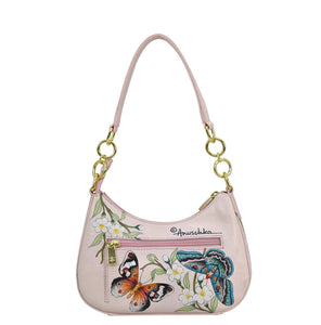 Butterfly Melody Small Convertible Hobo - 701
