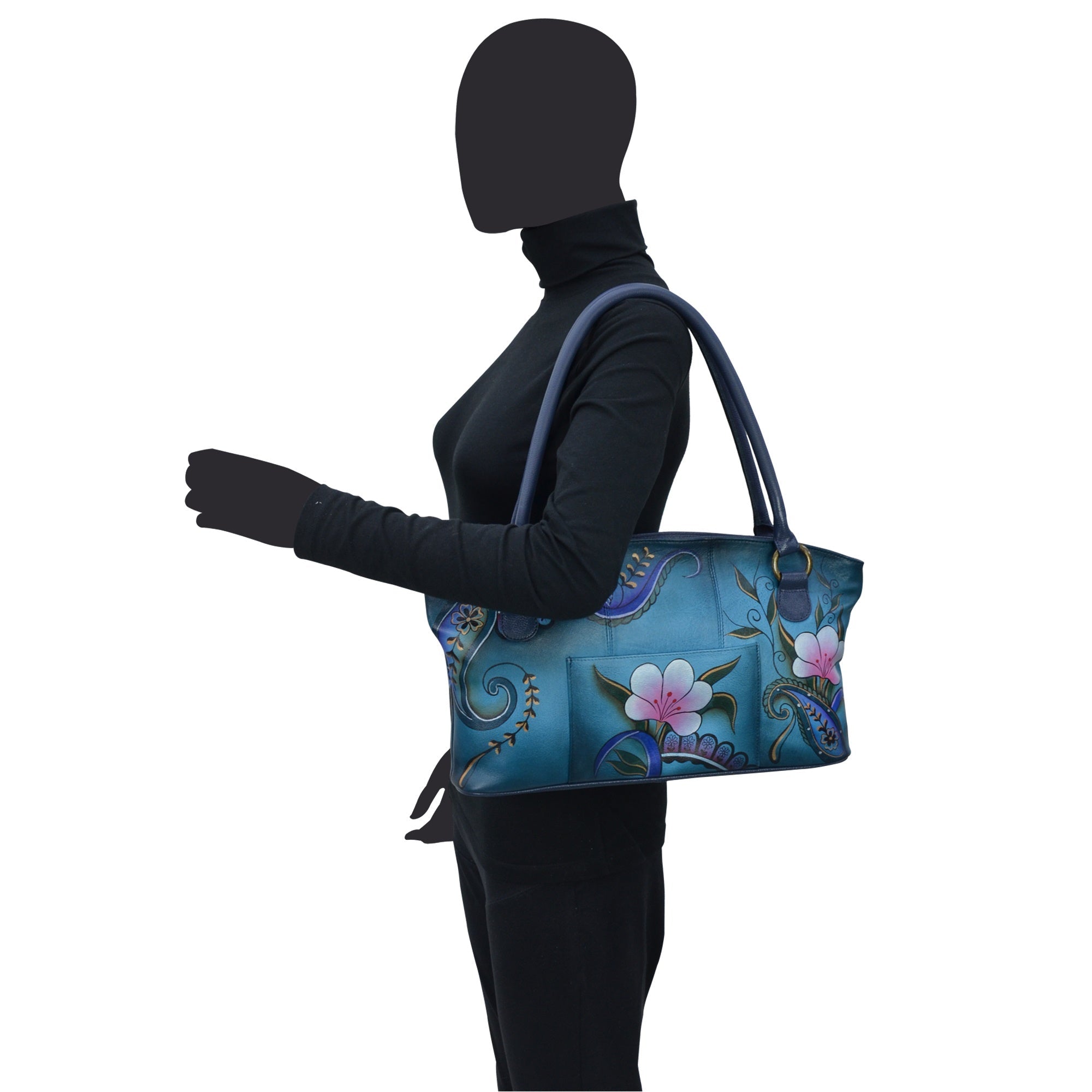 Wide Tote - 7015| Anuschka Leather India