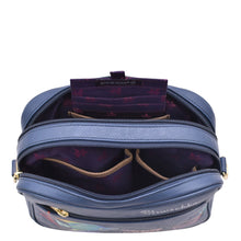 Load image into Gallery viewer, Open Twin Top Messenger - 704 purse organizer with multiple compartments, featuring RFID protected technology by Anuschka.
