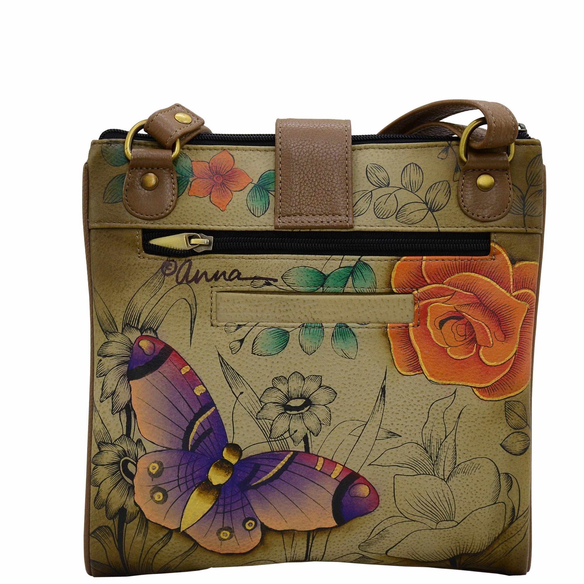 Triple Compartment Travel Organizer - 8069| Anuschka Leather India