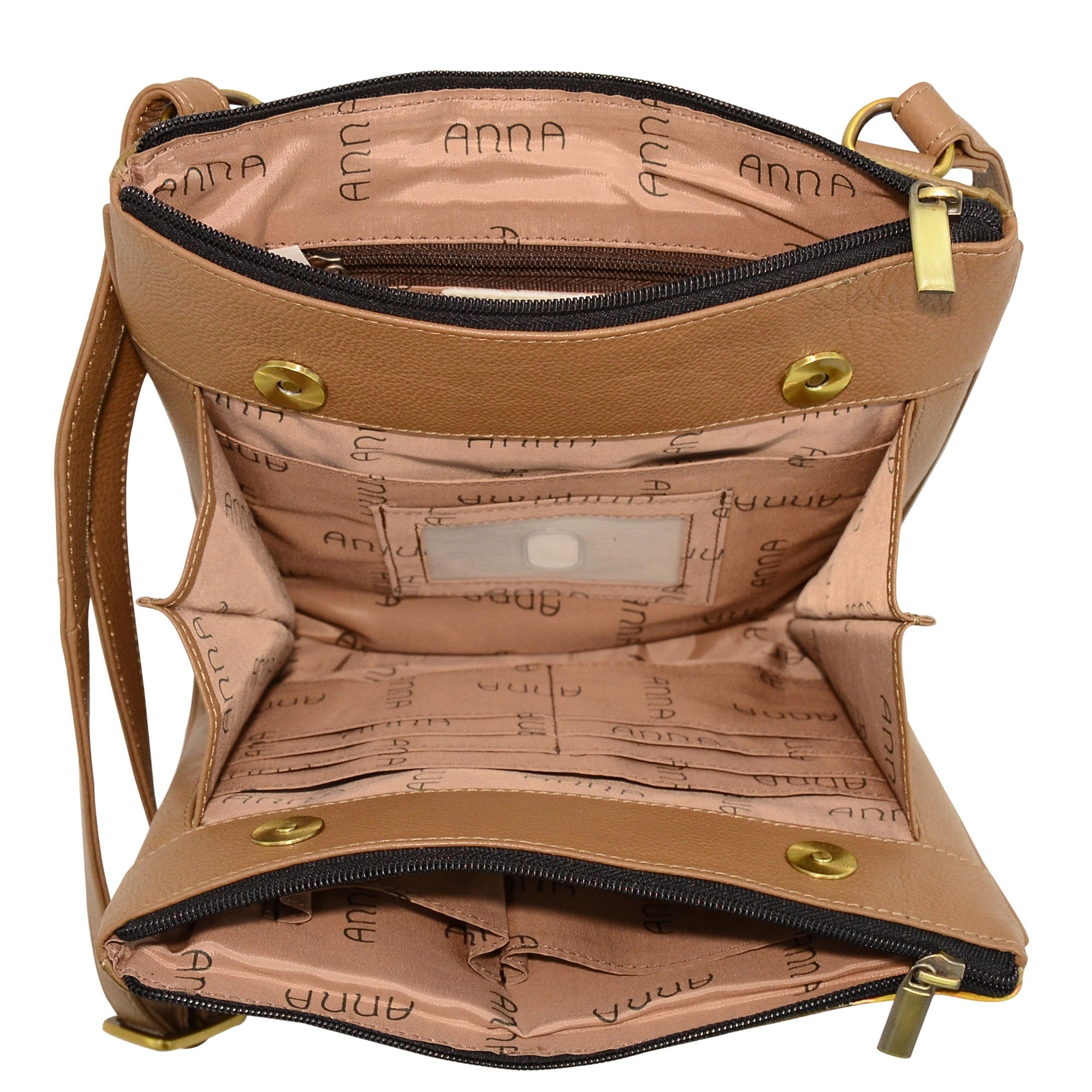 Triple Compartment Travel Organizer - 8069| Anuschka Leather India