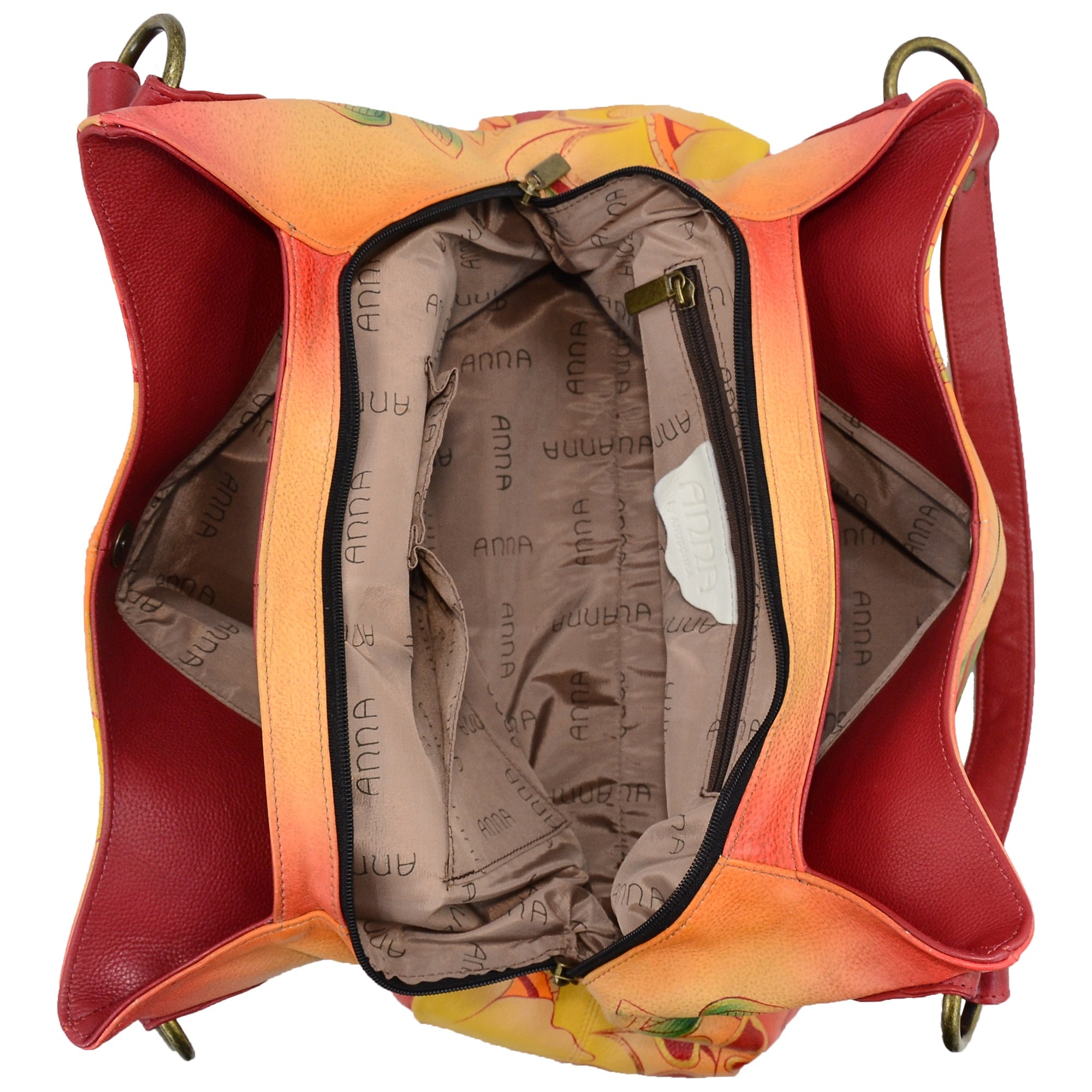 Large Ruched Hobo - 8078| Anuschka Leather India