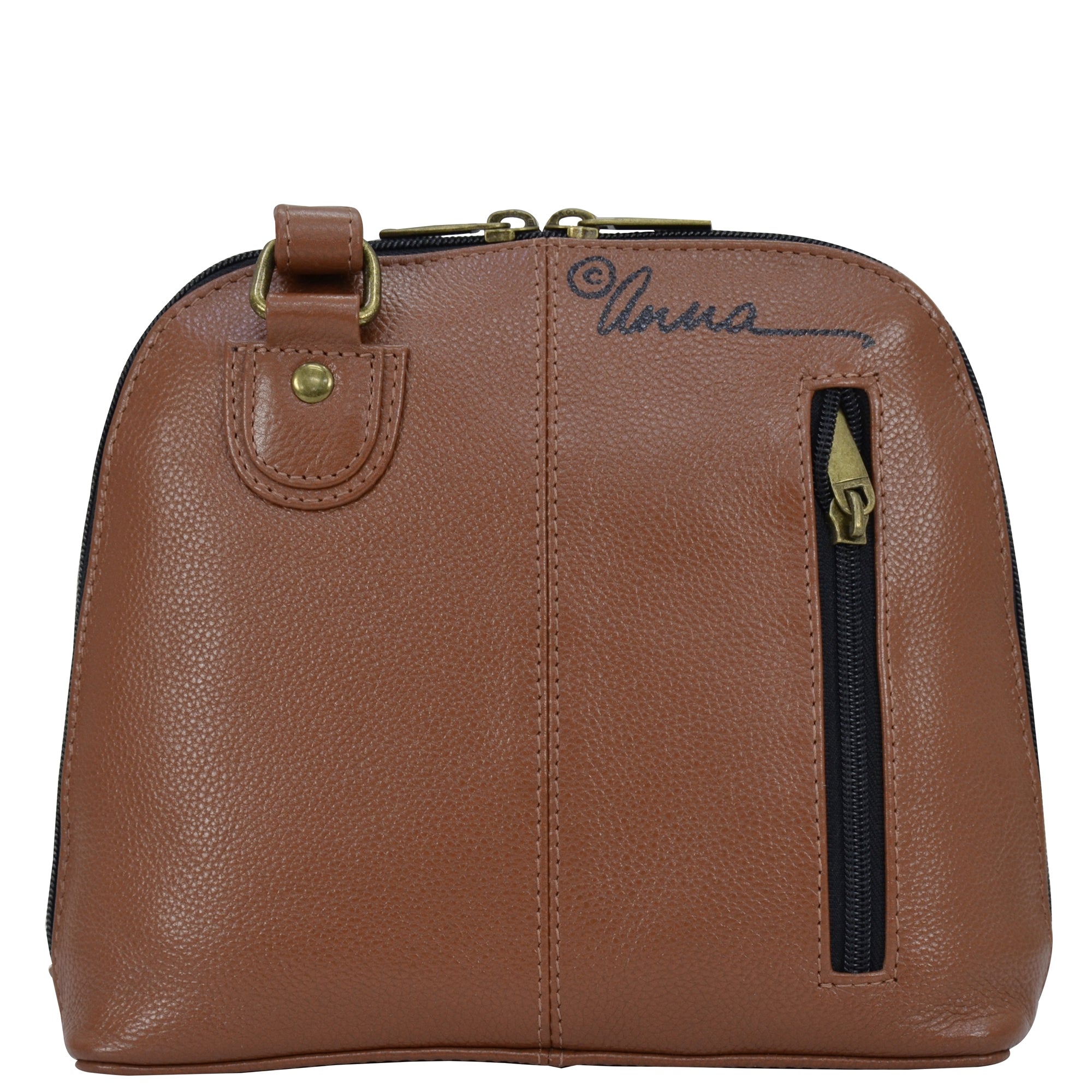 Small Multi Compartment Zip-Around Organizer - 8109| Anuschka Leather India