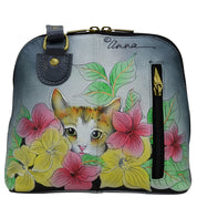 Small Multi Compartment Zip-Around Organizer - 8109| Anuschka Leather India
