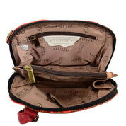 Small Multi Compartment Zip-Around Organizer - 8109| Anuschka Leather India