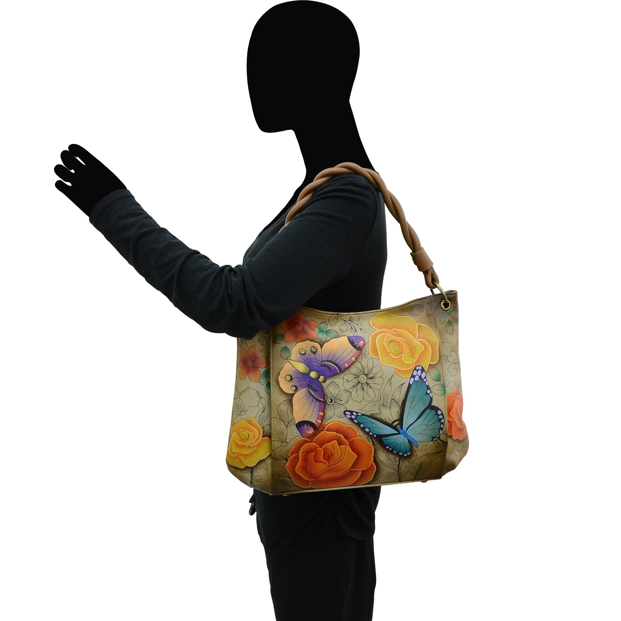 Slim Shoulder Bag - 8274| Anuschka Leather India
