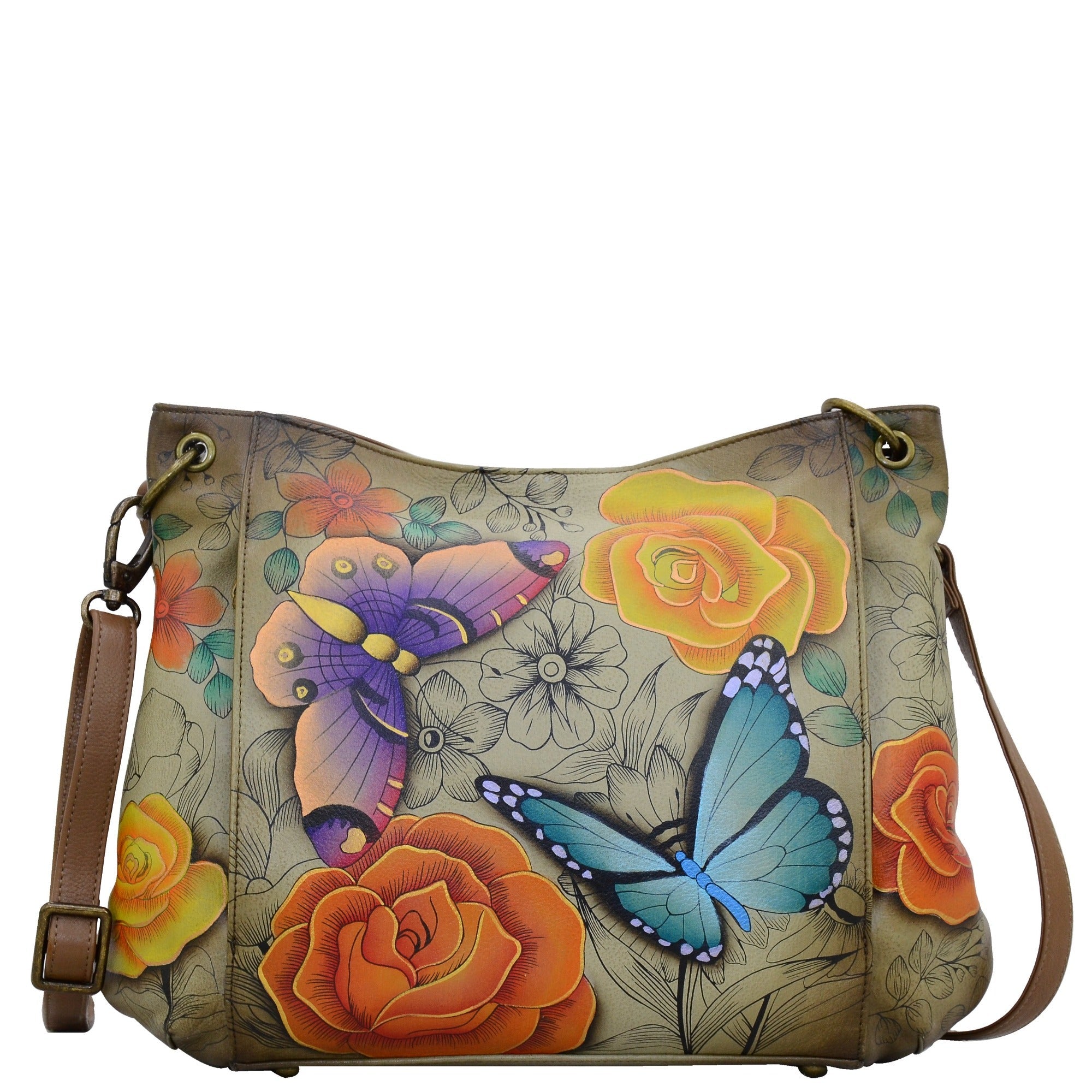 Slim Shoulder Bag - 8274| Anuschka Leather India
