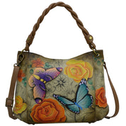 Slim Shoulder Bag - 8274| Anuschka Leather India