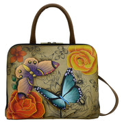 Slim Crossbody Satchel - 8308| Anuschka Leather India