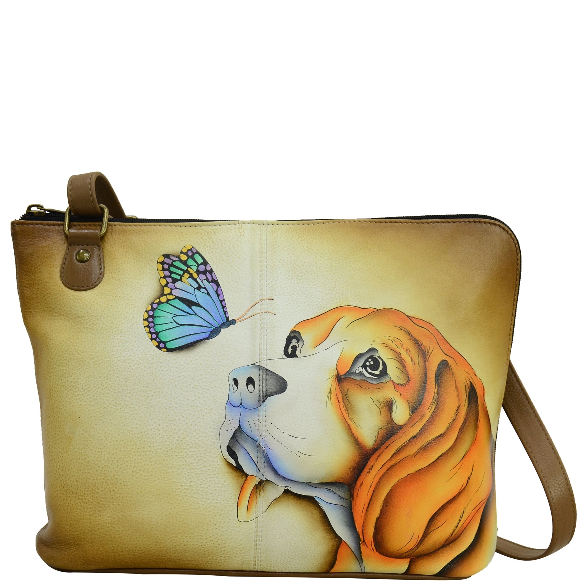 Two-Sided Zip Travel Organizer - 8338| Anuschka Leather India